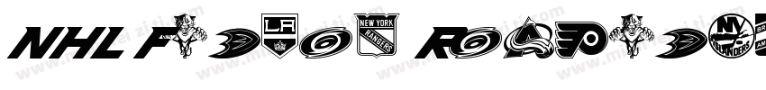 NHL Flames Regular字体转换